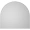 Ekena Millwork Round Top Surface Mount PVC Gable Vent w/ 2"W x 2"P Brickmould Sill Frame, 24"W x 22"H GVPRT24X2203SN - alternate 5